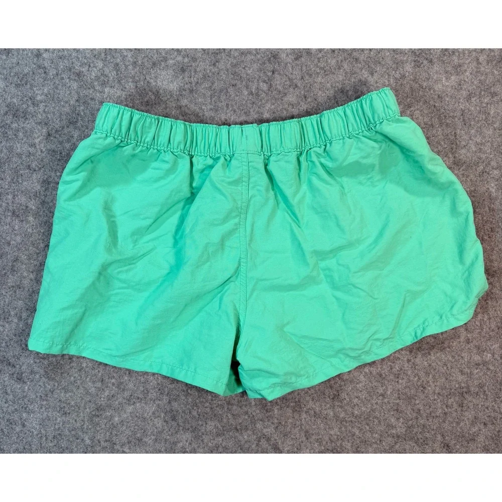 Patagonia Baggies Shorts Womens Large Mint Green Nylon Outdoor Activewear 2.5in